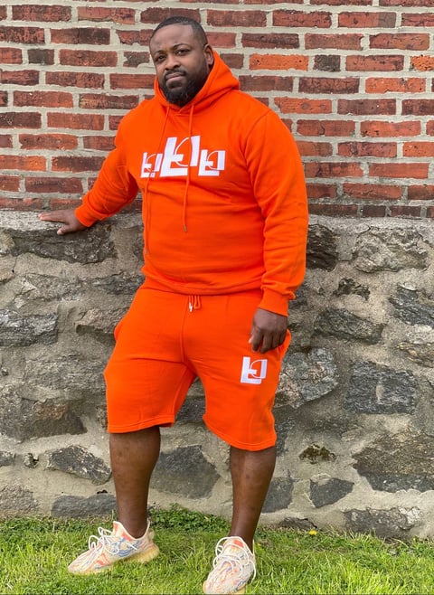 Orange tracksuit