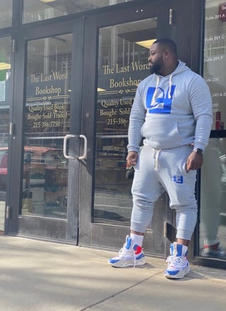 Light Blue Hoodie Set